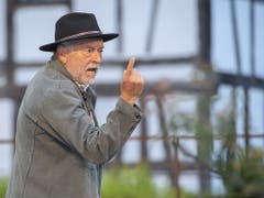 Paul Eggenschwiler, schon bei der ersten «Romeo und Julia»-Inszenierung von 1991 dabei, spielt dieses Jahr Bauer Manz. (Bild: KEYSTONE/URS FLUEELER)
