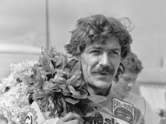 Stefan Dörflinger im April 1983 nach seinem GP-Sieg in Monza (Bild: KEYSTONE/STR)