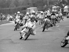 Stefan Dörflinger 1983 auf einem 50-ccm-Motorrad (Bild: KEYSTONE/STR)