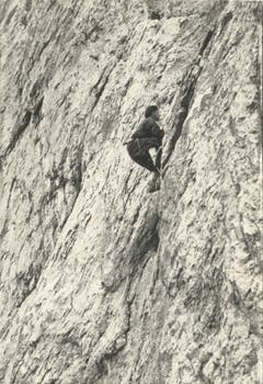 Max Niedermann am dritten Kreuzberg, aufgenommen im Jahr 1954. (Bild: pd)