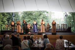 Auftritt des ägyptischen Mazaher Ensemble.