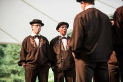 Auftritt der Obwaldner Jodlergruppe «Heiterluft».
