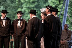 Auftritt der Obwaldner Jodlergruppe «Heiterluft».