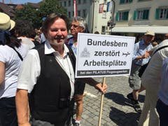 Albert Frank, Organisator der Protestaktion. (Bild: Kari Kälin, Stans, 5. Juli 2019)
