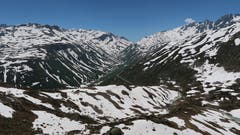Furkagebiet im Zebralook: Das Foto wurde auf dem Weg zur Alberheim-Hütte oberhalb Tiefenbach gemacht. (Bild: Ernst Bissig, 27. Juni 2019)