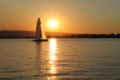 Ein herrlicher Sonnenuntergang in Zug. (Bild: Carmelo De Giorgio, 5. Juli 2019)