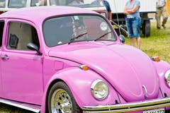 Pink ist Trump bei dieser Fahrerin. (Bild: Donato Caspari)