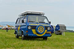 Auch ein Schwede reiste mit seinem Skändimobil an. (Bild: Donato Caspari)