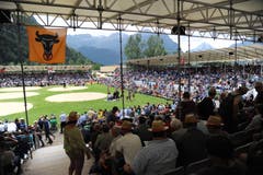 Impressionen vom Innerschweizer Schwingfest in Flüelen. (Bild: Urs Hanhart, Flüelen, 7. Juli 2019)