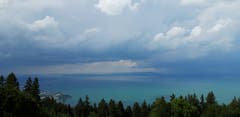 Ein Hauch von Karibik über dem Bodensee. (Bild: Klaus Businger)
