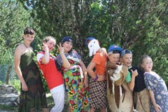 «Die Siegergruppe der Modeshow.» (Bild: Jubla Neuheim, 7. Juli 2019)