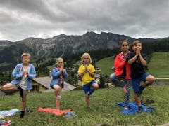 Yoga-Zeit im Central Park, New York (Bild: Pfadi Pulvertum Ebikon, Wölfli)