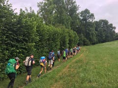 Mit der 2-Tages Wanderung hat das Lager super gestartet. (Bild: Pfadi Meggen)