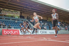 Die Leichtathletik-Elite war heute auf der Luzerner Allmend zu Gast. (Bild: Pius Amrein. Luzern, 9. Juli 2019)
