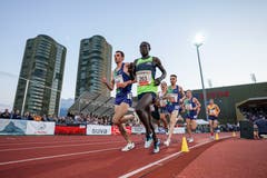 3000m Rennen der Männer. (Claudio Thoma/freshfocus)
