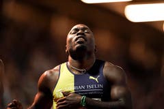 Enttäuschung bei Alex Wilson nach dem 200m Lauf. (Claudio Thoma/freshfocus)