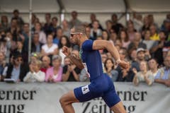 Kariem Hussein in Aktion. (Bild: Urs Flüeler/Keystone, Luzern, 9. Juli 2019)