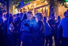 Müllheim TG - Impressionen von der Crazy Night in Müllheim. Der TV Müllheim organisiert diese Party seit 25 Jahren. Dieses Jahr mit einem riesen Wasserfall.