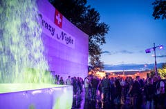 Müllheim TG - Impressionen von der Crazy Night in Müllheim. Der TV Müllheim organisiert diese Party seit 25 Jahren. Dieses Jahr mit einem riesen Wasserfall.
