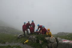 ... ausser der Nebel zieht auf. (Bild: Zéline Odermatt, Melchsee-Frutt, 7. August 2019)