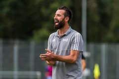 Schötz-Trainer André Grüter. (Bild: Dominik Wunderli, Schötz, 10. August 2019)