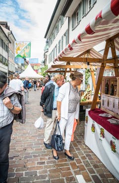 Eindrücke vom Winzerfest in der Frauenfelder Altstadt. (Bilder: Andrea Stalder)
