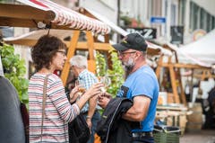 Eindrücke vom Winzerfest in der Frauenfelder Altstadt. (Bilder: Andrea Stalder)