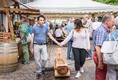 Eindrücke vom Winzerfest in der Frauenfelder Altstadt. (Bilder: Andrea Stalder)