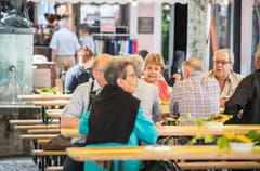 Eindrücke vom Winzerfest in der Frauenfelder Altstadt. (Bilder: Andrea Stalder)