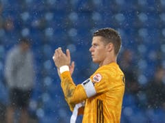 Basels Goalie Jonas Omlin will nicht wieder im Regen stehen (Bild: KEYSTONE/GEORGIOS KEFALAS)