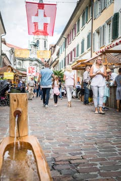 Eindrücke vom Winzerfest in der Frauenfelder Altstadt. (Bilder: Andrea Stalder)