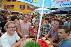 Eine ganz besonders gemütliche Runde. (Bild Robert Hess, Alpnach, 10. August 2019)