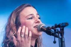 Madlaina Pollina vom Pop-Duo Steiner & Madlaina aus Zürich. (Bild: Dominik Wunderli, Zofingen, 11. August 2019)