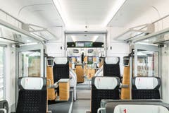 Der neue «Traverso» verfügt über 359 Sitzplätze, davon 68 in der ersten Klasse. (Bild: Schweizerische Südostbahn AG)