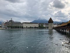 Die Kapellbrücke in Luzern. (Bild: Sabine Ittig, Luzern, 13. August 2019)