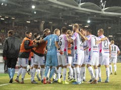 Für Linz geht die Reise in Richtung Champions League damit weiter - die letzte Hürde zur der Gruppenphase heisst Brügge (Bild: KEYSTONE/APA/APA/EXPA/REINHARD EISENBAUER)