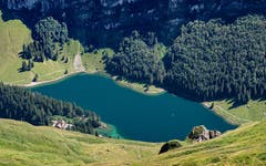 Der Seealpsee vom Schäfler aus fotografiert. (Bild: Luciano Pau)