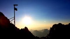 Frühmorgens auf dem Weg zum Säntis. (Bild: Martina Brassel)