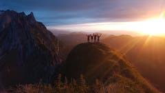 Sonnenuntergang auf dem Schäfler. (Bild: Brigitte Ritter)