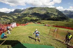 Impressionen von der Grasski-WM in Marbach. (Bild: Alexandra Wey/Keystone, Marbach, 14. August 2019)