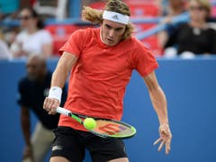 Aber auch der Grieche Stefanos Tsitsipas (ATP 7) hat Roger Federer heuer (in Australien) schon besiegt (Bild: KEYSTONE/FR67404 AP/NICK WASS)