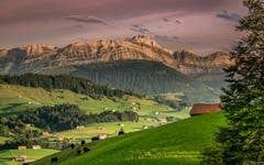 Abendstimmung, vom Rechberg Herisau aus fotografiert. (Luciano Pau)