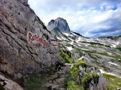 Auf dem Weg zum Gasthaus Rotsteinpass. (Bild: Saskia Stefaniak)