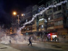 Seit Wochen kämpfen Demonstranten in Hongkong für ihre Rechte. Auf Druck Chinas kommt es nun an der Spitze der Fluggesellschaft Cathay Pacific zu einem Wechsel. (Bild: KEYSTONE/AP/VINCENT YU)