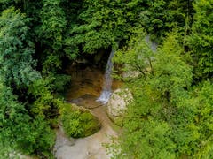 Wasserfall in der Äulischlucht in Lichtensteig. (Bild: Renato Maciariello)