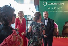 Michael Haefliger und seine Frau Andrea Christina Lötscher. (Bilder: Dominik Wunderli, 16. August 2019)