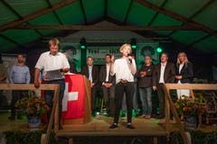 Parteisekretärin Esther Friedli hatte ein leeres Festzelt befürchtet.