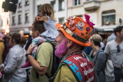 Bunt wie das diesjährige St.Galler Fest. (Bild: Michel Canonica - 16. August 2019)