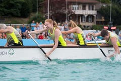 Das Team Eich gibt alles. (Bild: Eveline Beerkircher, Sempach, 17. August 2019)
