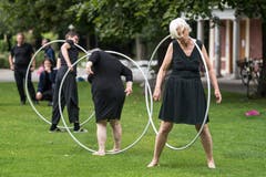 Muda Mathis, Sus Zwick, Sybille Hauert (Bild: Michel Canonica)